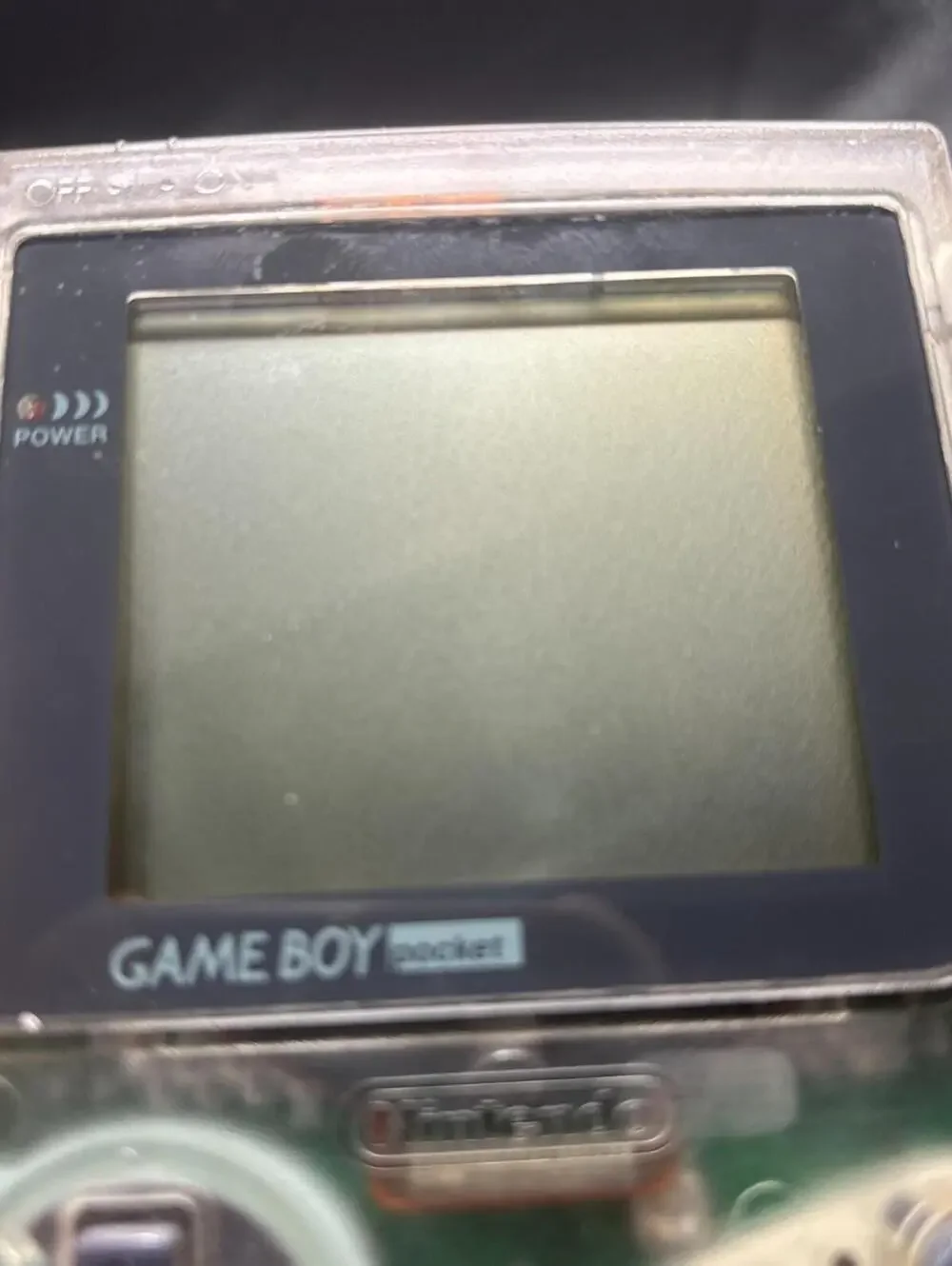 Nintendo Gameboy Clear 1996 MGB-001 Tested Good vintage rare